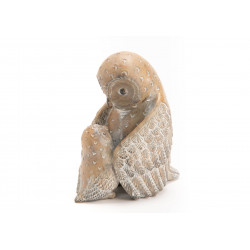 MAMAN ET BEBE CHOUETTE CALIN