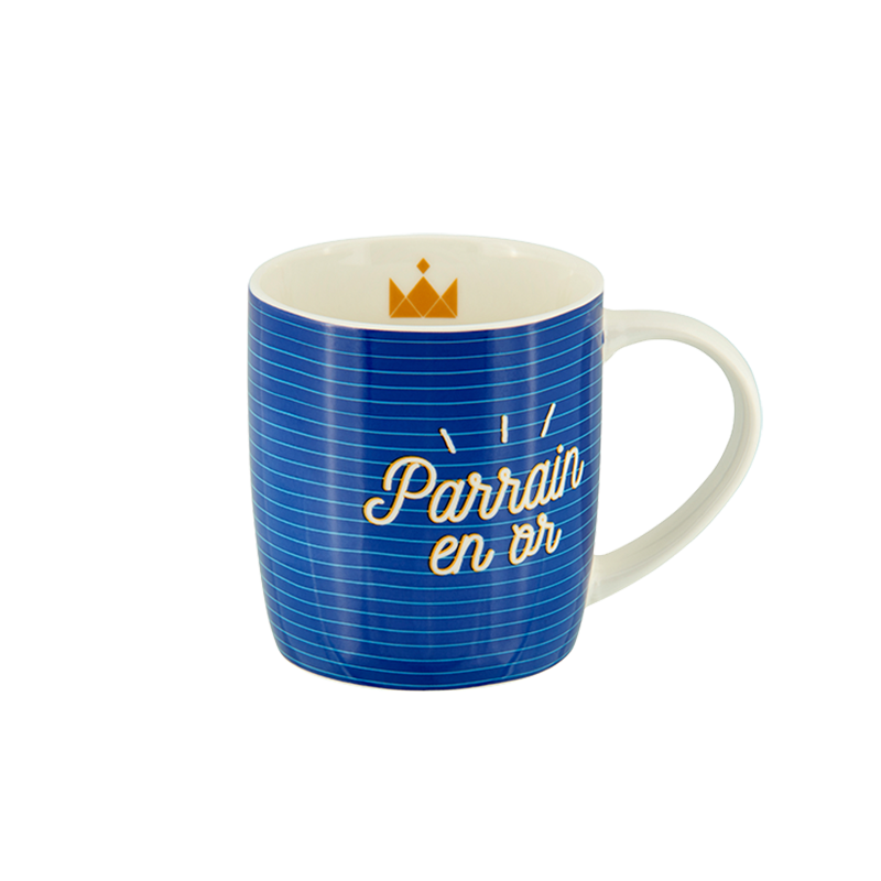 mug parrain en or