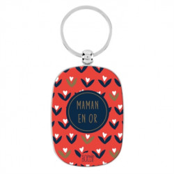 PORTE-CLES OPAT MAMAN EN OR