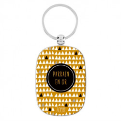 PORTE-CLES OPAT PARRAIN EN OR