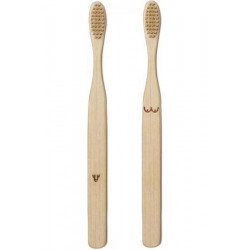 SET DE 2 BROSSES À DENTS EN BAMBOU NUDIE - KIKKERLAND