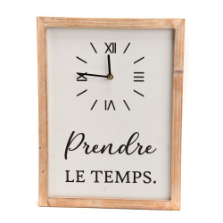 HORLOGE PRENDRE LE TEMPS