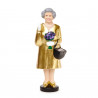 Figurine solaire Queen Elizabeth