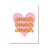 Affiche amour rose MODÈLE AGE