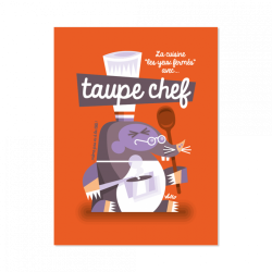 Affiche taupe chef