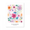 Affiche fleurs crayonnees
