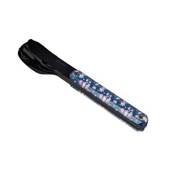 Couverts droits aimantés 12H34 Fleurs cerisier