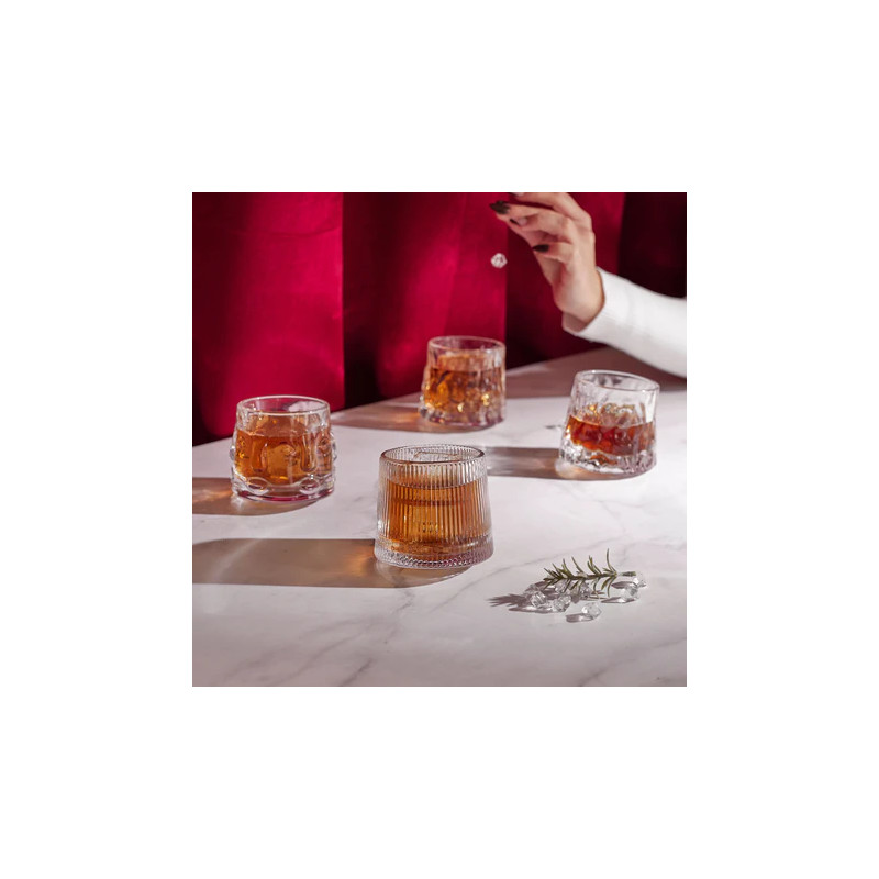 COFFRET DE 4 VERRES CULBUTO TWIST