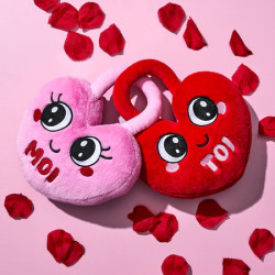 PELUCHE COEUR TOI ET MOI