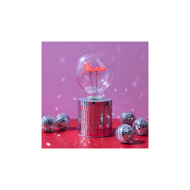 LAMPE AMPOULE DISCO AMOUR