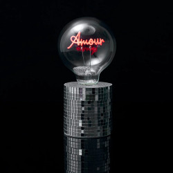 LAMPE AMPOULE DISCO AMOUR