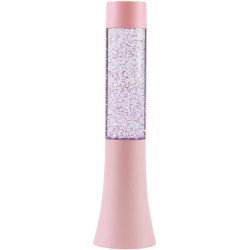I-TOTAL  Lampe à lave rose glitter couleurs changeantes