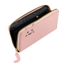 Portefeuille rose chat